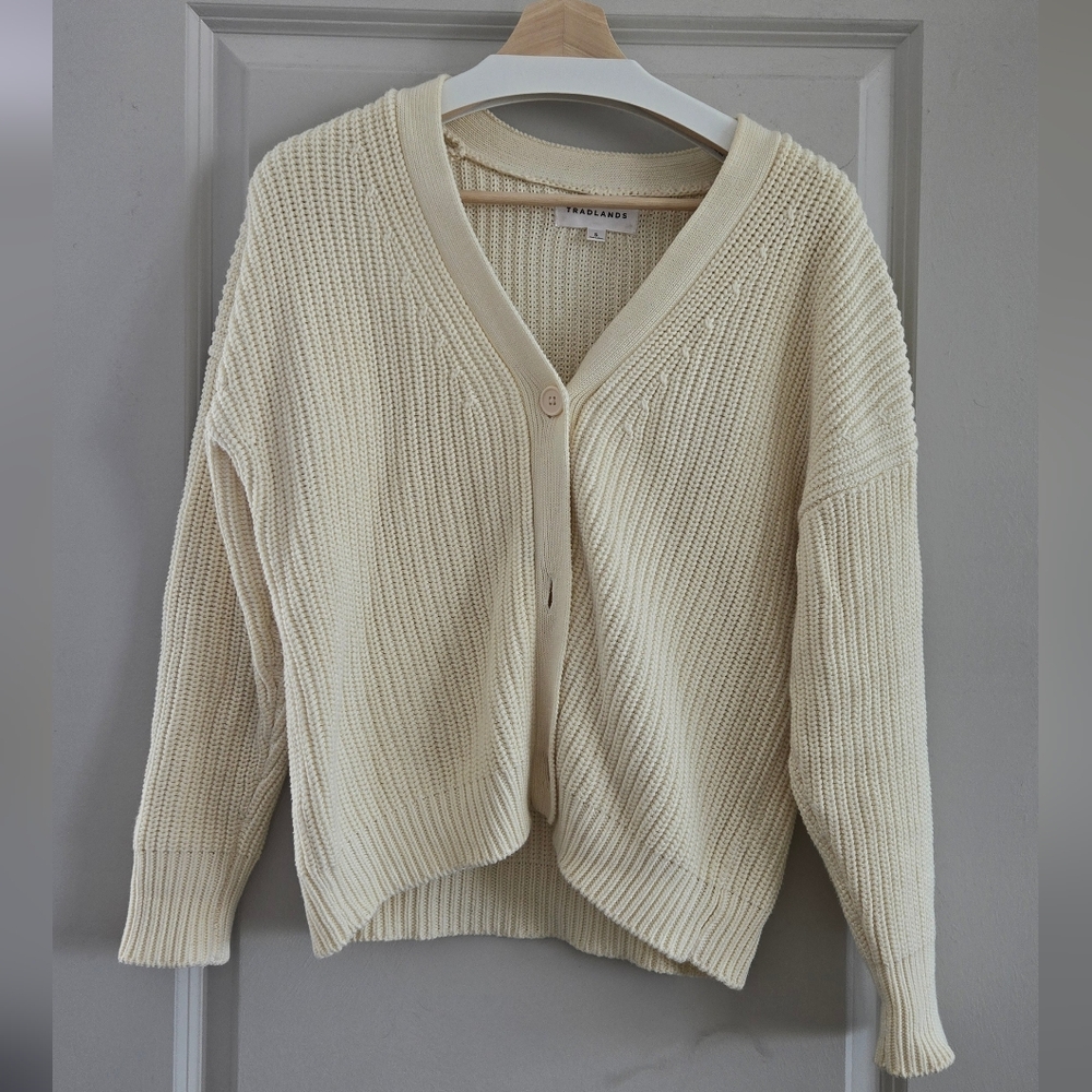 NWT Tradlands Shelter Cardigan in Birch
